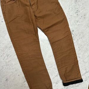 J. Crew Men's Brown Chinos double lining